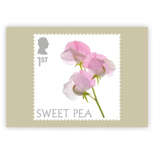 Sellos de primera clase del Reino Unido, pegatina de sello real británico, sellos florales, flores de correo real, sellos de Londres, pegatinas de papel - Product Image 4