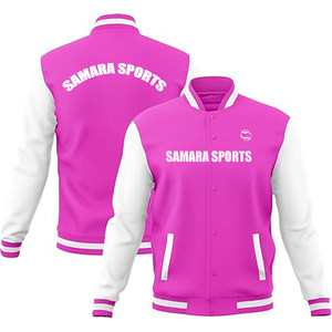 Logotipo personalizado de alta calidad Chenille bordado Patchwork Streetwear invierno Bomber Letterman hombres cuero Varsity chaquetas para hombres - Product Image 1