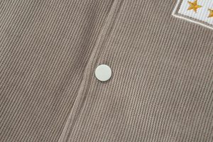 แจ็กเก็ตขนสัตว์สำหรับผู้ชายเสื้อแจ็กเก็ตทีมตัวแทนขนาดพิเศษสีทึบใส่สบาย - Product Image 4