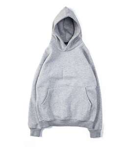 High Quality 500 GSM Pullover Hoodie for Men Boxy Blank Plain Cotton with Cropped <b>Drop</b> Shoulder for Winter Premium Quality - Product Image 3