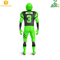 Uniformes de Fútbol Americano Sublimados de Alta Calidad, 100% Poliéster, Conjuntos Deportivos Cómodos, Nombres de Equipo Personalizados