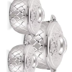 Casserole isotherme classique arabe en acier inoxydable, ustensile de cuisson durable pour des repas équilibrés et des cadeaux de déménagement, capacité 2,25 L - Product Image 3