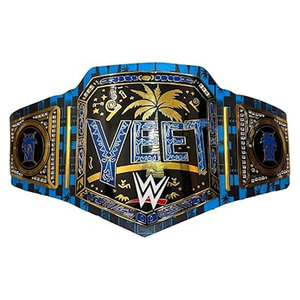 New Jey Uso YEET Undisputed Wrestling Championship <b>Belt</b> 2MM <b>Metal</b> Plate Adjustable 4MM Leather Strap Eco-Friendly Lightweight - Product Image 1