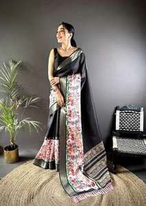 Zalak Soft Spice Silk Designer Sarees réversibles Vêtements indiens et pakistanais pour mariages Diwali Style décontracté Vente en gros en Inde - Product Image 5