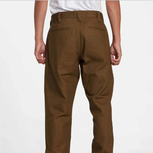 Pantalones chinos de corte clásico para hombre, tela de algodón cómoda con decoración pintada para ropa informal y de negocios - Product Image 4