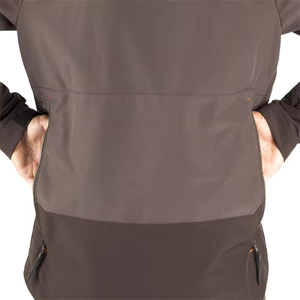 Veste Softshell à Capuche pour Homme, Design Urbain Moderne, Coupe-Vent, Résistante à l'Eau, Veste de Mode pour les Déplacements, Vestes Softshell - Product Image 3