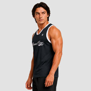 Camiseta Deportiva de Baloncesto Azul Marino, Corte Regular, Diseño Transpirable - Product Image 3