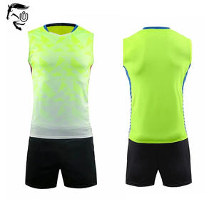 Uniformes sin mangas de estilo deportivo de voleibol para hombre personalizados profesionales al por mayor, conjunto de ropa de talla XXXS impresa - Product Image 3