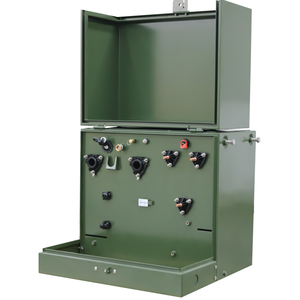 IEEE規格UL認証取得済み25/75kVA単相パッドマウント型変圧器 - Product Image 1