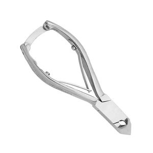 Cortador de uñas encarnadas con forma de Luna, cortadores de uñas de los pies de pulido de acabado, cortador de uñas de acero inoxidable de doble resorte - Product Image 4