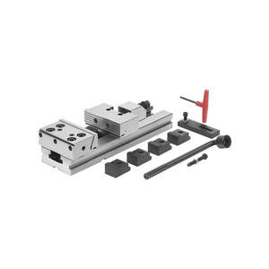 Tornillo de Banco de Hierro Fundido de Precisión, Tornillo de Banco Estacionario para Tuberías para Aplicaciones Industriales, Base de Acero - Product Image 1
