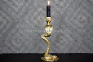 Bougeoir serpent de haute qualité en métal, 1 pièce, support de bougie pour décoration de la maison - Product Image 5