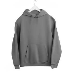 Sweat à capuche d'hiver surdimensionné personnalisé imprimé avec poche, en coton/fibre de bambou, idéal pour broderie et logo 3D, style streetwear - Product Image 3