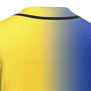 Camiseta de béisbol personalizada al por mayor de Pakistán, 100% poliéster, cuello en V, transpirable, de secado rápido, con sublimación, lo último en el mercado - Product Image 6