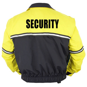 OEM de alta calidad al por mayor de los hombres de encargo de guardia de seguridad de trabajo de desgaste de invierno de los hombres chaqueta de abrigo de talla grande - Product Image 4