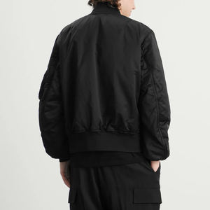 Service de broderie personnalisée Veste bomber MA1 en nylon imperméable décontractée pour l'automne Streetwear avec logo frontal pour unisexe - Product Image 2