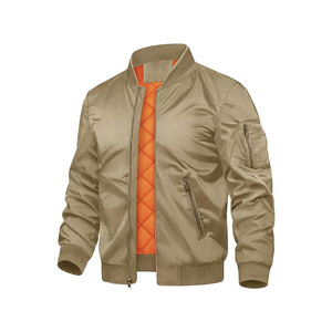 Chaquetas Bomber para hombre Béisbol Clásico Top Invierno Outwear Varsity Jacket - Product Image 1