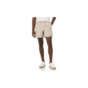 Short en maille de basket-ball bandana noir de bonne qualité à séchage rapide pour hommes avec poches latérales à fermeture éclair Short en maille décontracté - Product Image 1