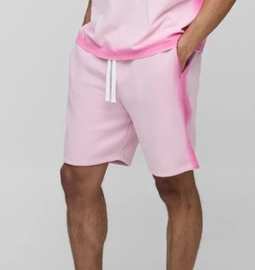 Pantalones cortos para hombre elásticos ligeros de secado rápido con logotipo personalizado y bolsillos laterales, pantalones cortos atléticos para correr, entrenamiento físico, gimnasio, sudor - Product Image 4