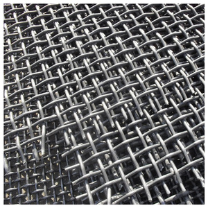 Maille plate en acier au manganèse 65Mn pour crible vibrant horizontal de concasseur de pierres, maille métallique résistante aux chocs - Product Image 4