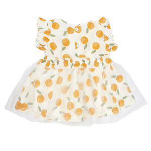 Robe pour bébé nouveau-né - Moutarde - Product Image 3
