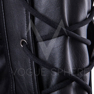 Chaquetas de Cuero Pakistaníes, Chaqueta de Cuero Casual con Cinturón Lateral para Hombre, Nueva Chaqueta de Motociclista con Diseño OEM - Product Image 4
