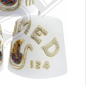 MASONIC REGALIA หดตัว FEZ อิสลามแถวเดียว - Product Image 6