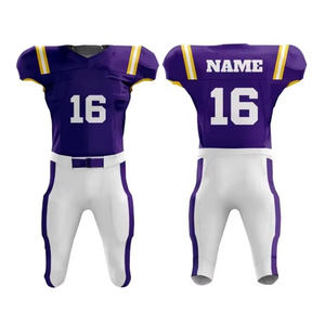 Diseño personalizado sublimado uniformes de fútbol americano de secado rápido transpirable de talla grande con mangas cortas Venta de calidad - Product Image 1