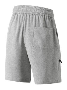 Pantalones cortos casuales para hombre Pantalones cortos rectos para hombre Pantalones cortos sueltos de algodón 100% - Product Image 3