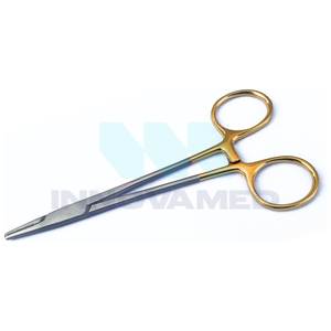 Pinzas hemostáticas Kelly de acero inoxidable Abrazadera quirúrgica de bloqueo curvo Instrumento quirúrgico reutilizable de alta calidad Soporte en línea - Product Image 1