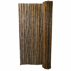 Black <b>Bamboo</b> Fencing Decorative Privacy <b>Screen</b> Elegant Outdoor Turning Tool Tool <b>Fence</b> Panel - Product Image 2