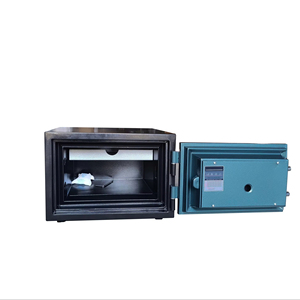 Le coffre-fort ignifuge HOSHANG HS-31C est disponible en deux couleurs : noir mystérieux et bleu élégant. - Product Image 3