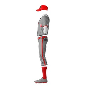 Gran oferta, conjunto de uniforme de béisbol de talla grande superventas, logotipo personalizado, ropa deportiva transpirable de secado rápido antibacteriana - Product Image 3