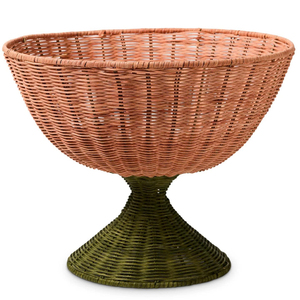 Meilleures ventes : Bol à fruits en osier fait main, élégant panier central en rotin, fournisseur vietnamien pour la décoration de table et de la maison - Product Image 1