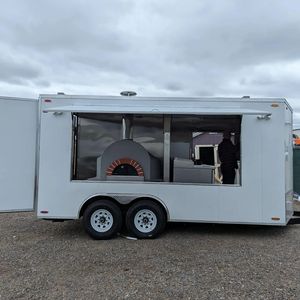 รถเข็นขายอาหารเคลื่อนที่กลางแจ้งรถเข็นขายอาหารรถเข็นอาหารจานด่วนเคลื่อนที่เคลื่อนที่ได้ - Product Image 1