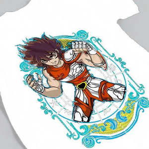 T-shirt en coton Zodiac Knight, design Seiya pour hommes, pour usage promotionnel - Product Image 4