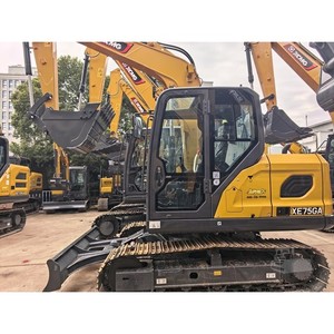 Excavatrice sur chenilles XE75GA modèle 2026 avec une masse opérationnelle de 6 à 20 tonnes pour la construction ou l'agriculture, avec attache de godet - Product Image 1