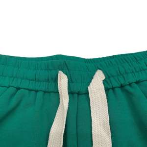 Pantalones cortos de cintura baja para hombre de talla grande de algodón 100%, logotipo personalizado, ocio, transpirable, deportes de verano, Jogging, gimnasio, Fitness, tela vaquera - Product Image 3