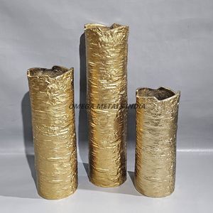 Moderno Florero de Aluminio Hecho a Mano, Centro de Mesa para Fiestas, Bodas, Hoteles, Proveedor Mayorista - Product Image 5