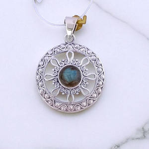 Increíble diseño de piedras preciosas colgante regalo de Año Nuevo - Product Image 2