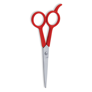 Ciseaux de coiffeur à poignée de couleur rouge pour salon de coiffure ciseaux de salon de beauté à lame tranchante avec repose-doigt - Product Image 5