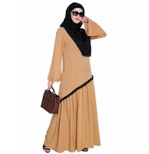 breathable Branded Custom Wholesale Ladies Islamic Casual Summer 2024 Abayas For Girls fashion