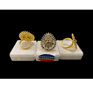 Bague élégante en argent et plaqué or avec incrustation de diamants américains pour les femmes, parfaite pour les mariages, les fêtes et les vêtements quotidiens - Product Image 4