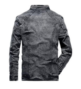 Nouvelle veste en jean déchirée pour homme, style mode hiver 2026 – Vente en gros et personnalisation de vestes pour hommes - Product Image 2