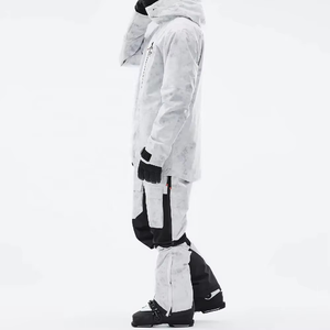 Conjunto de Traje de Esquí Térmico de 2 Piezas, Chaqueta y Pantalones Gruesos, Diseño Impermeable y Cortavientos con Capucha, Venta al Por Mayor Personalizada - Product Image 2