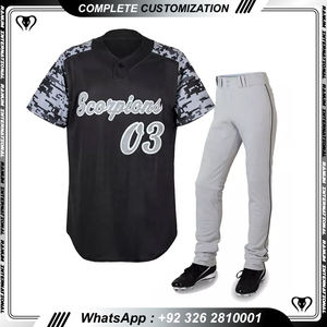 Vêtements d'équipe de baseball en tissu de qualité supérieure pour les ligues professionnelles - Product Image 2