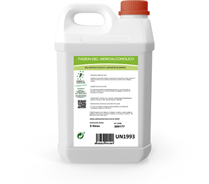 FADEIN Gel Hydroalcoolique Nettoyant Hydratant pour les Mains à Usage Domestique, 50%-80% Ingrédient Actif, Sans Rinçage - Product Image 1