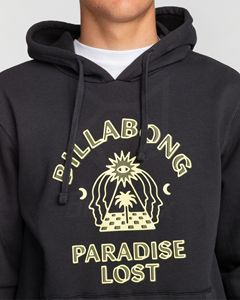 Sweat-shirt à capuche noir pour homme avec imprimé Paradise Lost sur le devant, coupe classique, en molleton de coton, décontracté, pour l'automne - Product Image 2