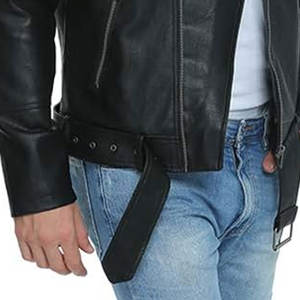 Automne Hiver Plus 8XL Hommes Moto Biker Veste Vintage Style Lavé Technics Avant Logo Stand Fermeture À Glissière-Vente En Gros - Product Image 5