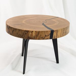 Mesa de Centro de Madera Hecha a Mano de Primera Calidad con Acabado Natural, Perfecta para Espacios de Decoración del Hogar Contemporánea - Product Image 2